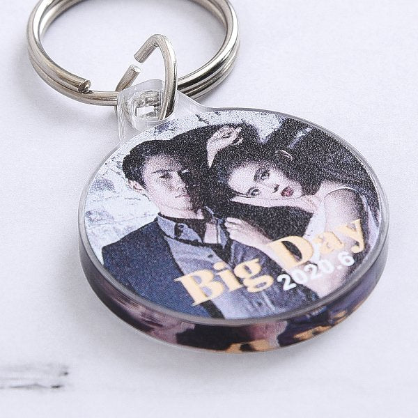 透明壓克力造型鑰匙圈