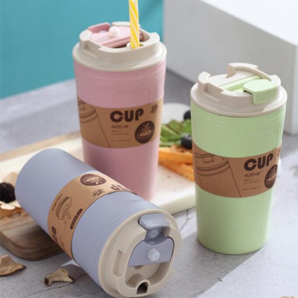 竹纖維密封防漏隨手杯