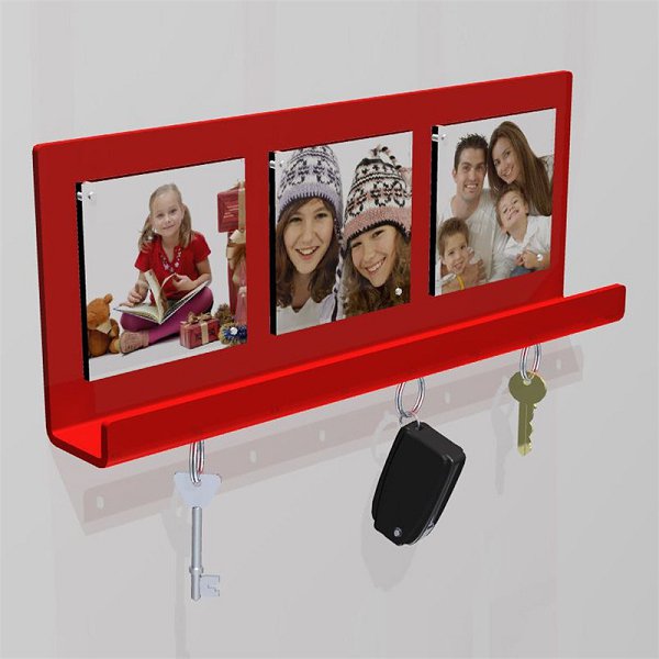 壓克力壁掛式鑰匙架