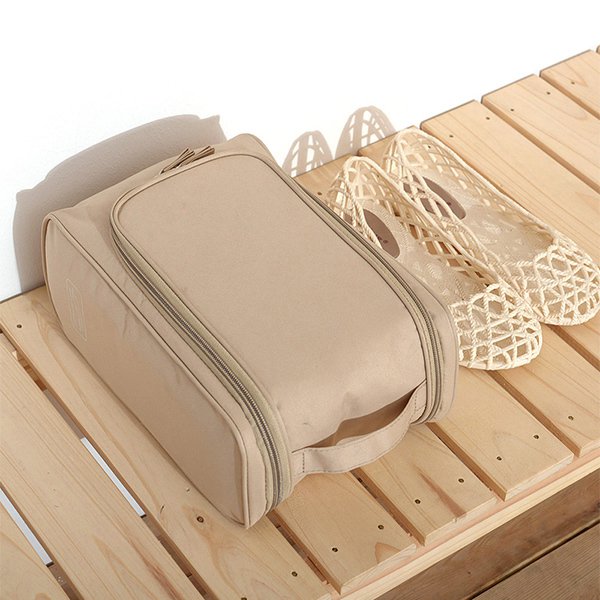 簡約拉鍊式鞋袋-210D聚酯纖維鞋包