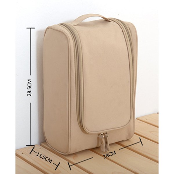 簡約拉鍊式鞋袋-210D聚酯纖維鞋包