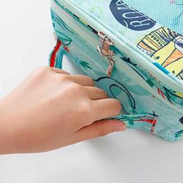 輕量拉鍊式鞋袋-聚酯纖維鞋包