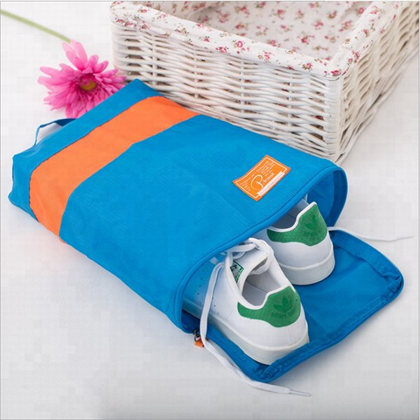 防水拉鍊式鞋袋-尼龍鞋包