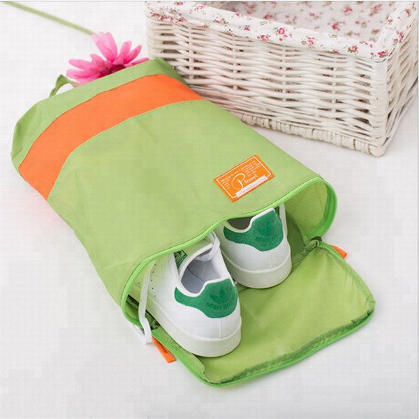 防水拉鍊式鞋袋-尼龍鞋包