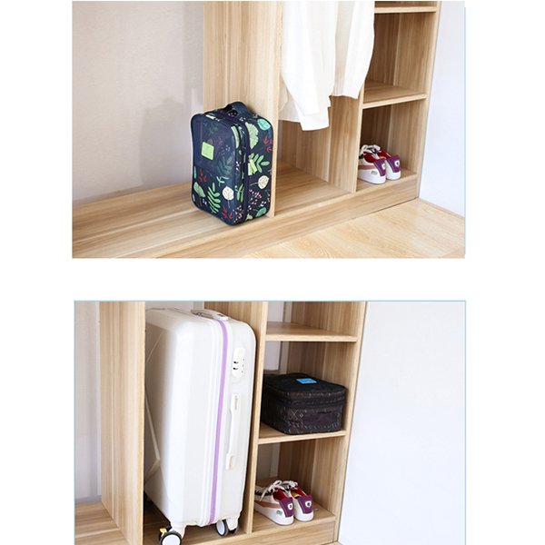 時尚拉鍊式鞋袋-聚酯纖維鞋包