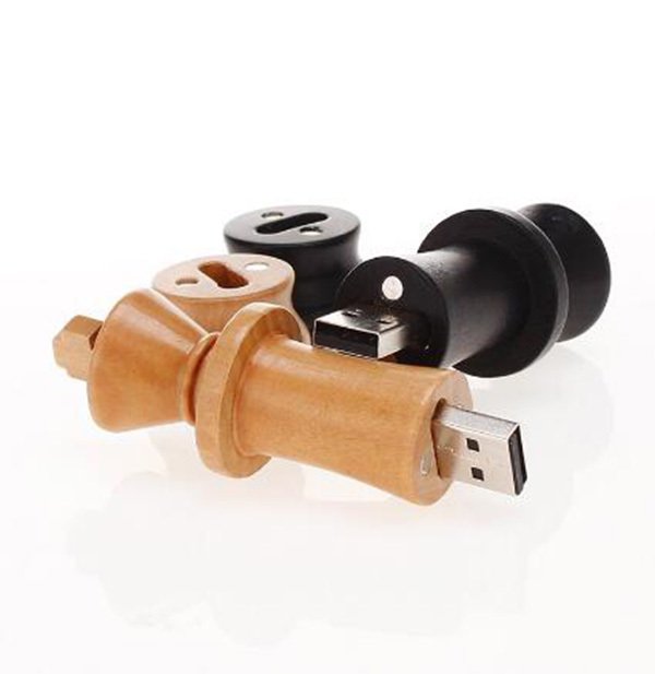 西洋棋造型木製隨身碟