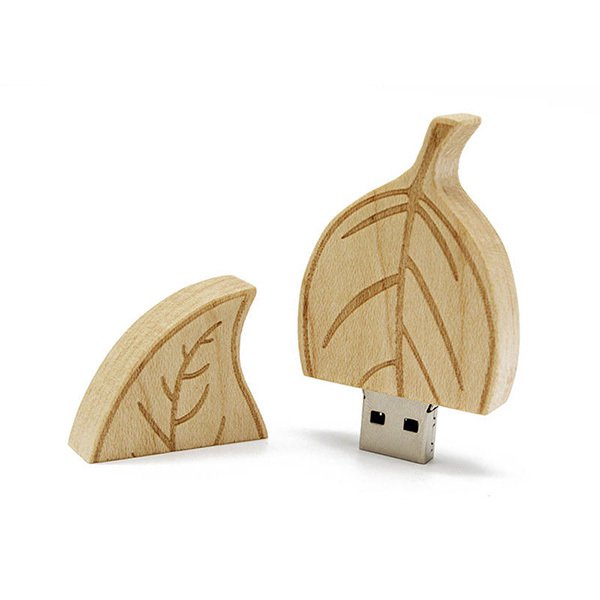 葉子木製隨身碟