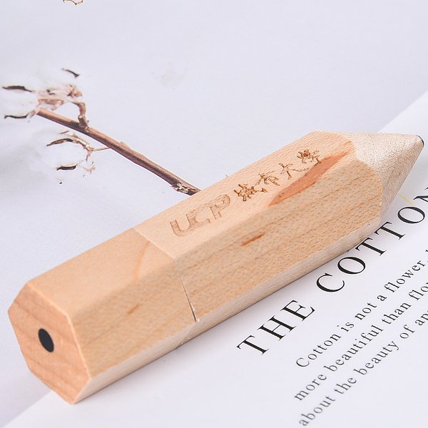 鉛筆造型木製隨身碟