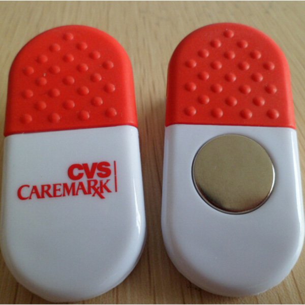 塑膠藥丸膠囊造型磁鐵夾