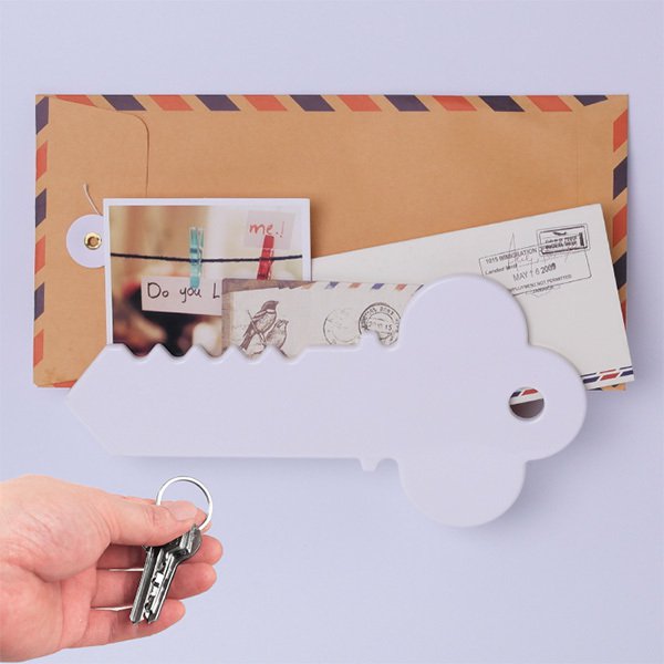 鑰匙造型磁性壁掛式鑰匙架