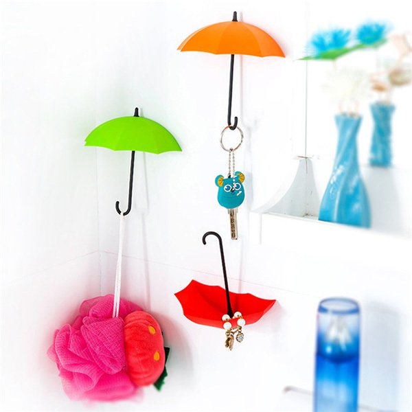 雨傘造型懸掛式鑰匙多功能架