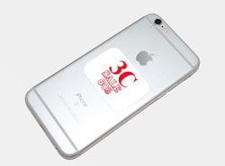 (100個起訂)創意超細纖維手機擦拭布貼-可重複撕貼不殘膠