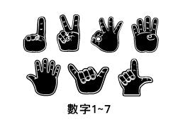 廣告吸睛多種手勢加油手套-40x35cm厚度2.5cm