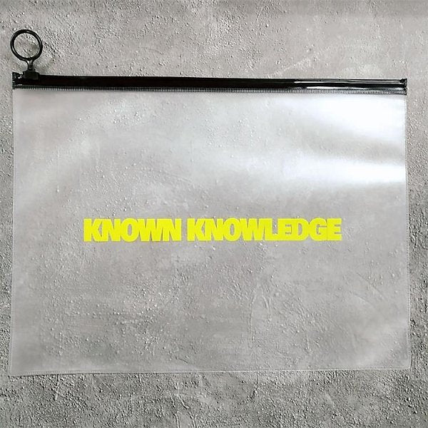 磨砂防水PVC黑色拉鍊環證件袋