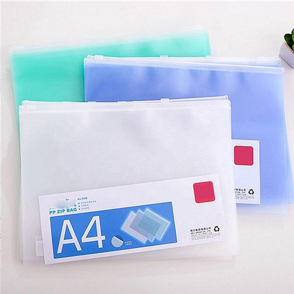 磨砂防水PVC拉鍊文具袋