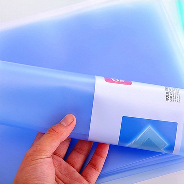 磨砂防水PVC拉鍊文具袋