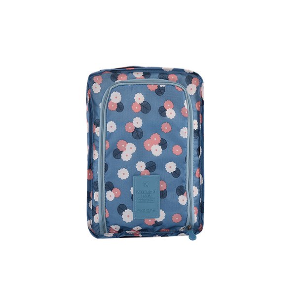 簡約拉鍊式鞋袋-尼龍鞋包