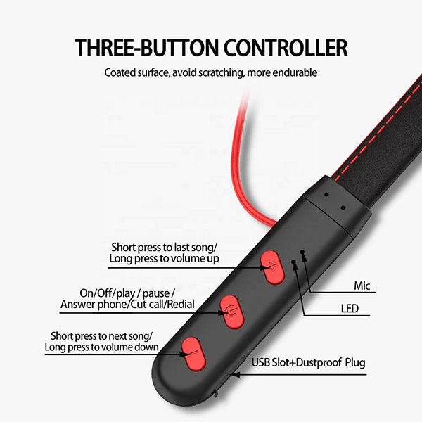 耳塞式藍芽耳機-可掛頸