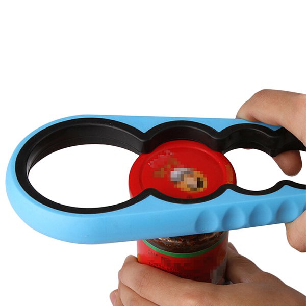 4合1塑膠防滑螺旋開罐器