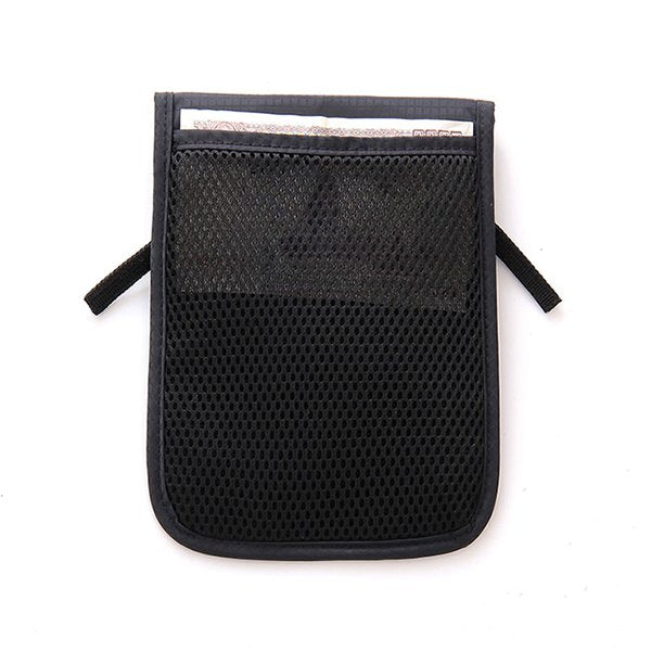 RFID鎖護照夾-尼龍收納頸帶款