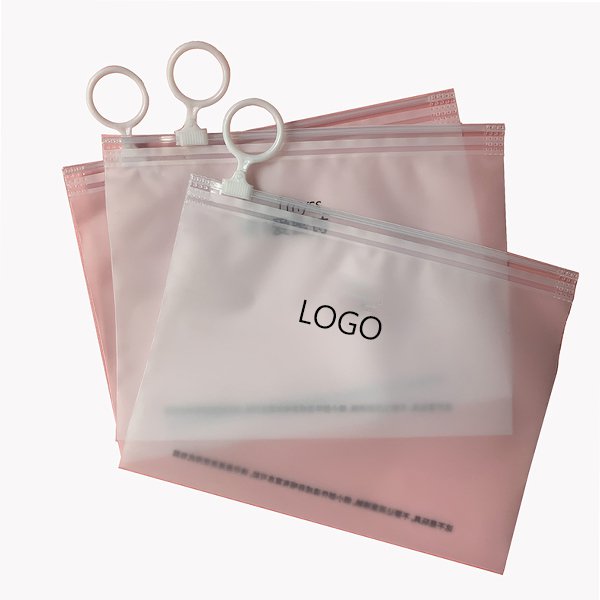 磨砂防水PVC圓拉鍊袋