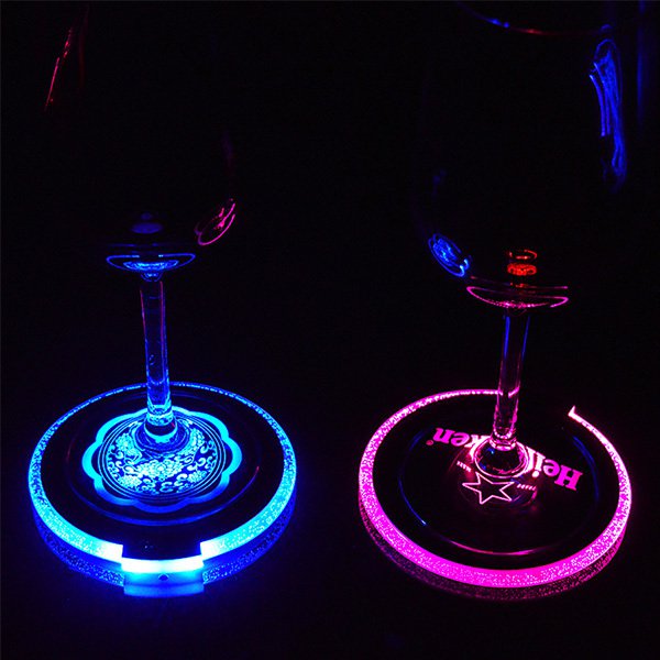 酒吧發光杯墊