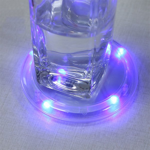 LED燈發計時光杯墊