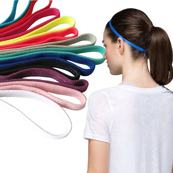 防汗萊卡運動頭帶-附防滑膠條