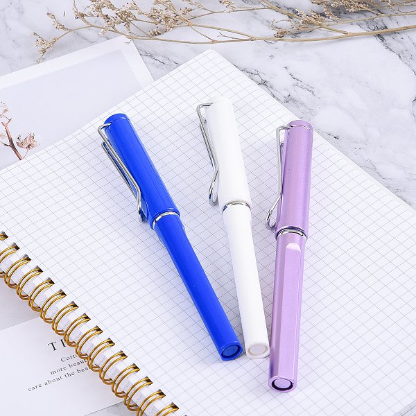 極簡亮面單色廣告筆-開蓋式原子筆