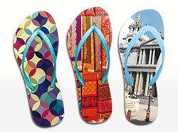 (1個起訂)客製化流行彩繪人字拖夾腳拖鞋