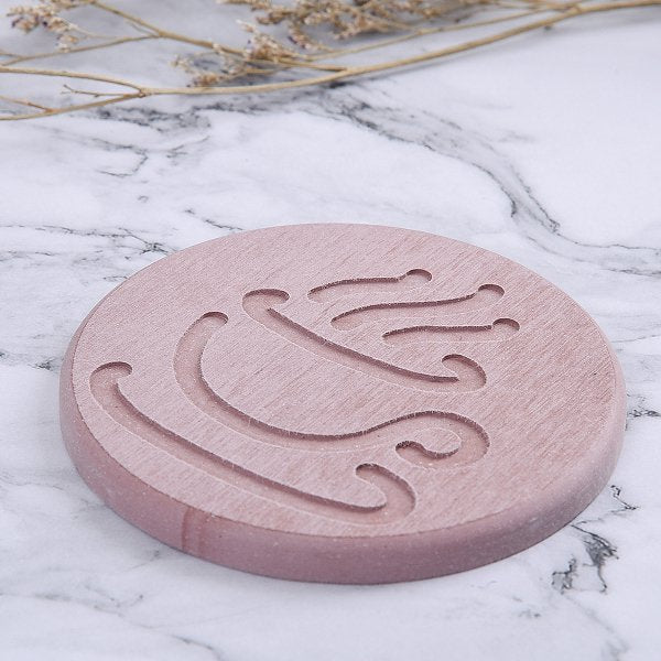 珪藻土杯墊-圓形珪藻土吸水杯墊