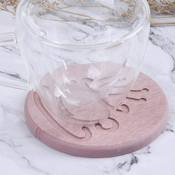 珪藻土杯墊-圓形珪藻土吸水杯墊