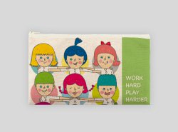 廣告行銷客製化-白色帆布環保拉鍊袋