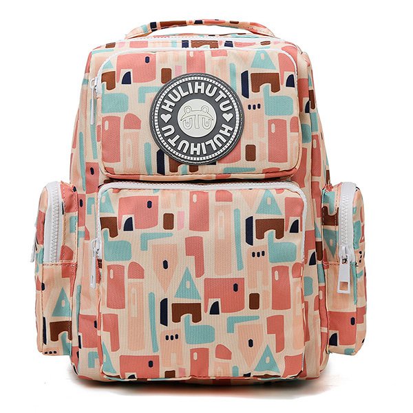 多夾層後背媽媽包-尼龍媽咪包