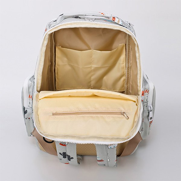 多夾層後背媽媽包-尼龍媽咪包