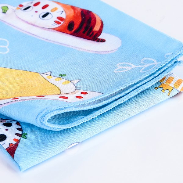 混紡方型造型頭巾-混紡布-48x50cm