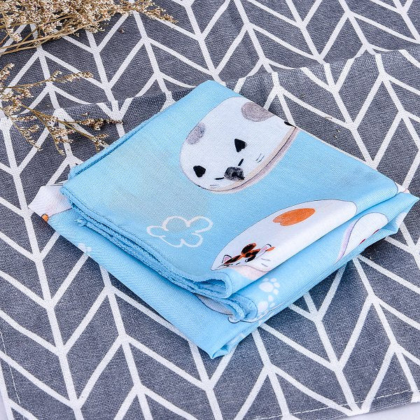 混紡方型造型頭巾-混紡布-48x50cm