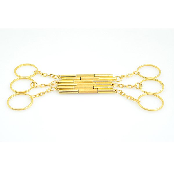 迷你雙頭式螺絲起子-金屬工具鑰匙圈