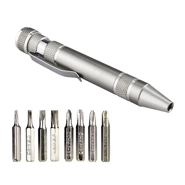 8件組筆型鋁合金螺絲起子