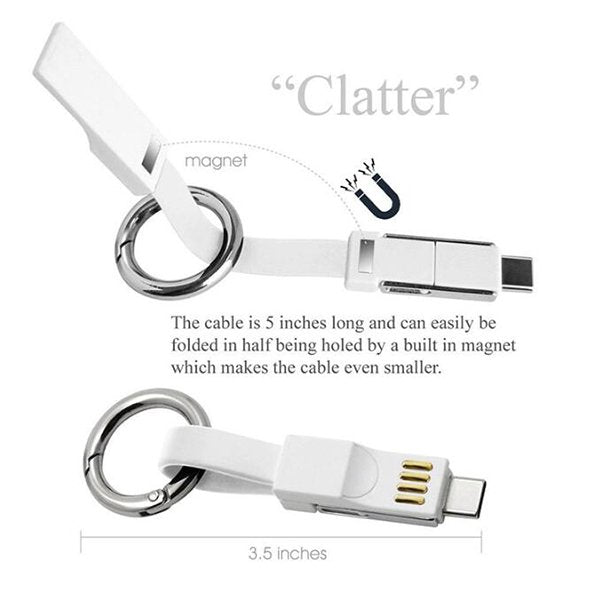 鑰匙圈USB傳輸充電線