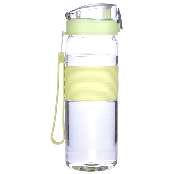 矽膠提繩800ml運動水壺
