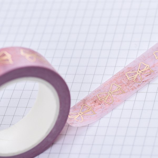 和紙膠帶燙金製作