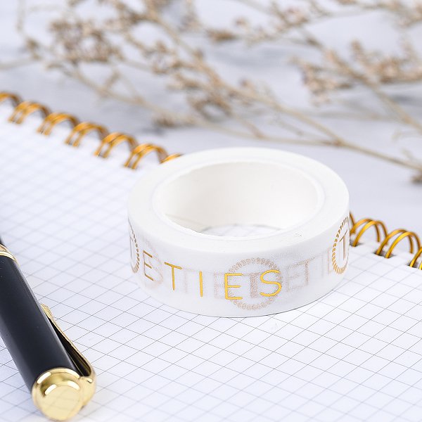 和紙膠帶燙金製作