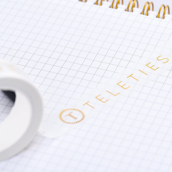 和紙膠帶燙金製作