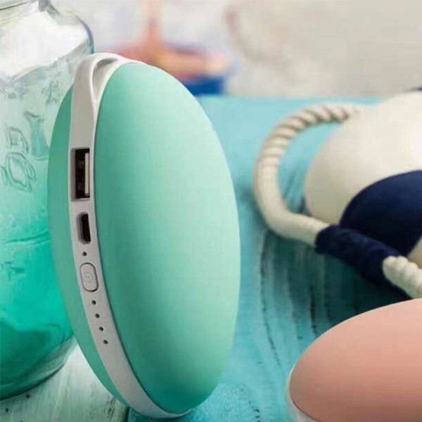 USB-C粉嫩色雙面加熱口袋暖手寶