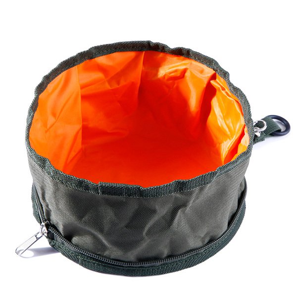 可摺疊收起牛津布寵物碗