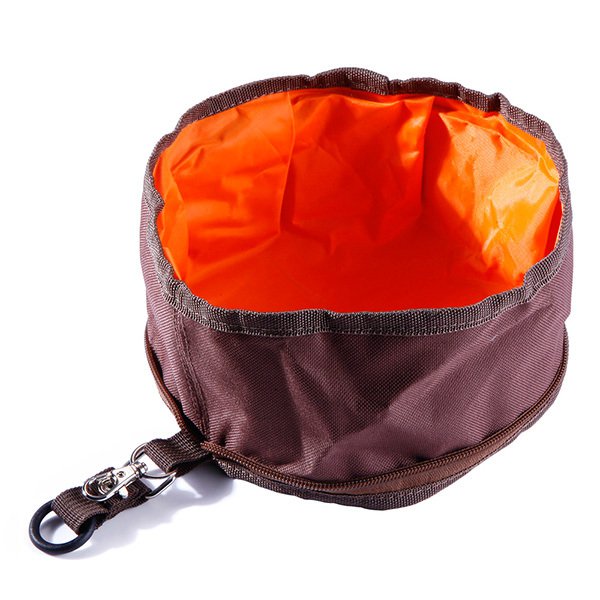 可摺疊收起牛津布寵物碗