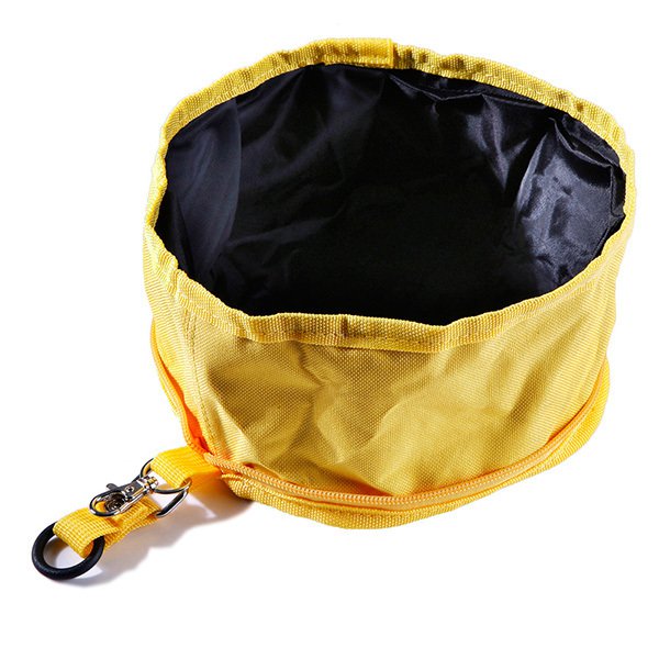 可摺疊收起牛津布寵物碗