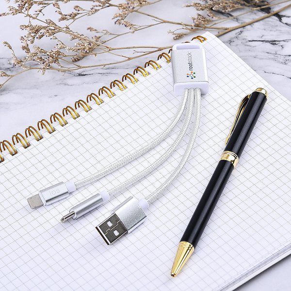 鑰匙扣USB-三合一USB數據線集線器