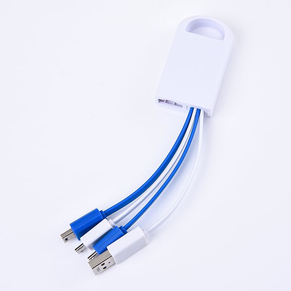 鑰匙扣USB-四合一USB數據線集線器